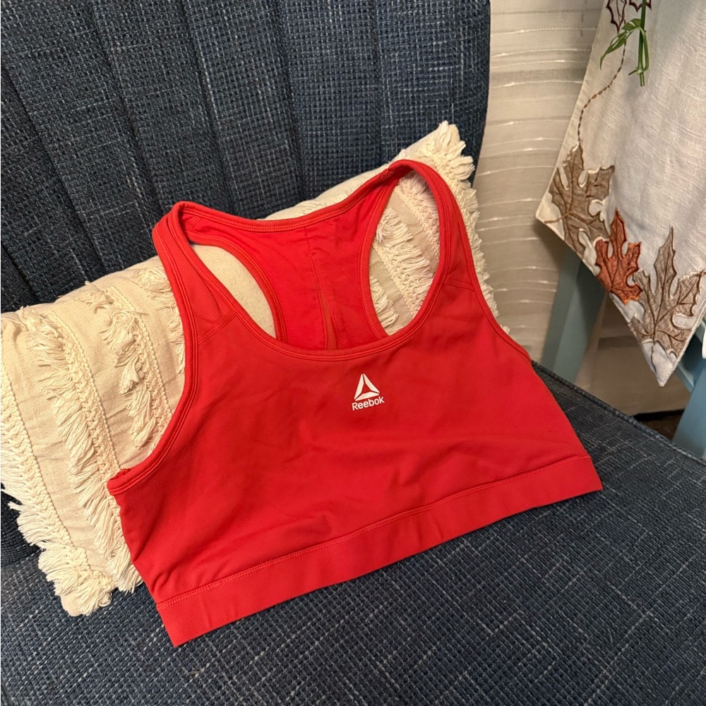 Reebok Vibrant Red Sports Bra